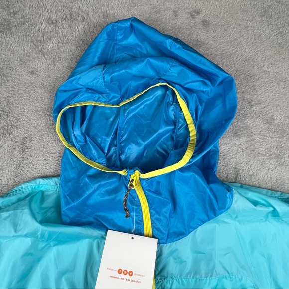 Cotopaxi Teca Windbreaker Mens XXL Full Zip Ultralight Hooded Jacket NWT New - Picture 14 of 15